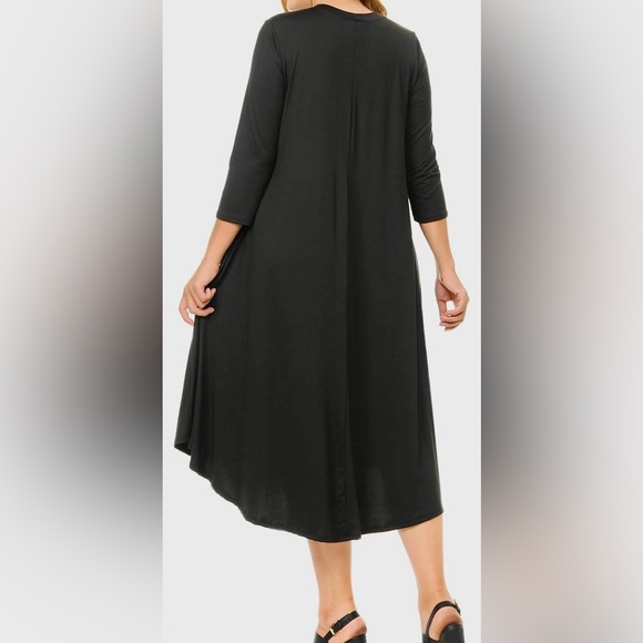 Pastel by Vivienne Women's Swing Midi Dress in cha - Picture 3 of 3